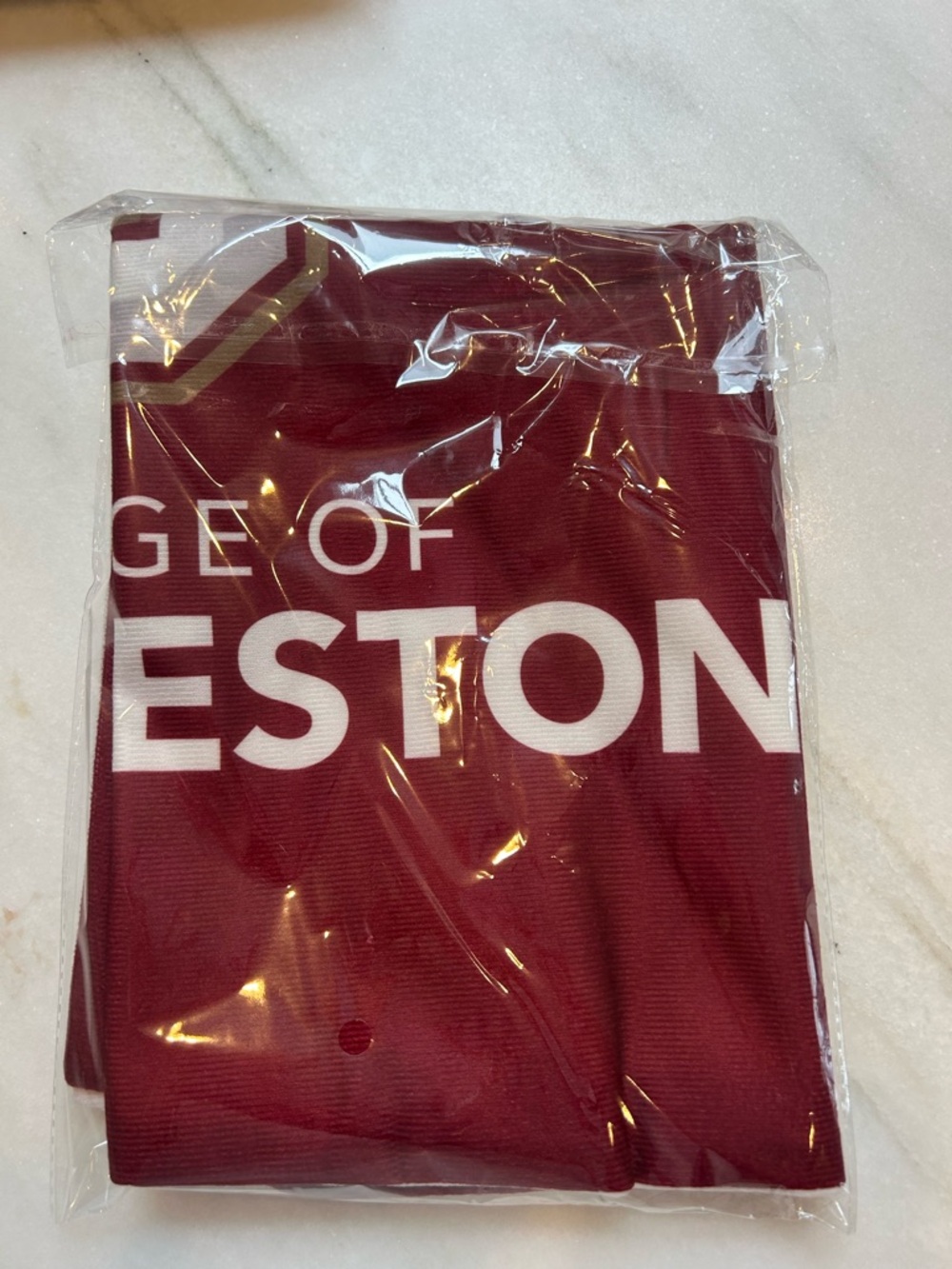 Maroon Branded Tote Bag